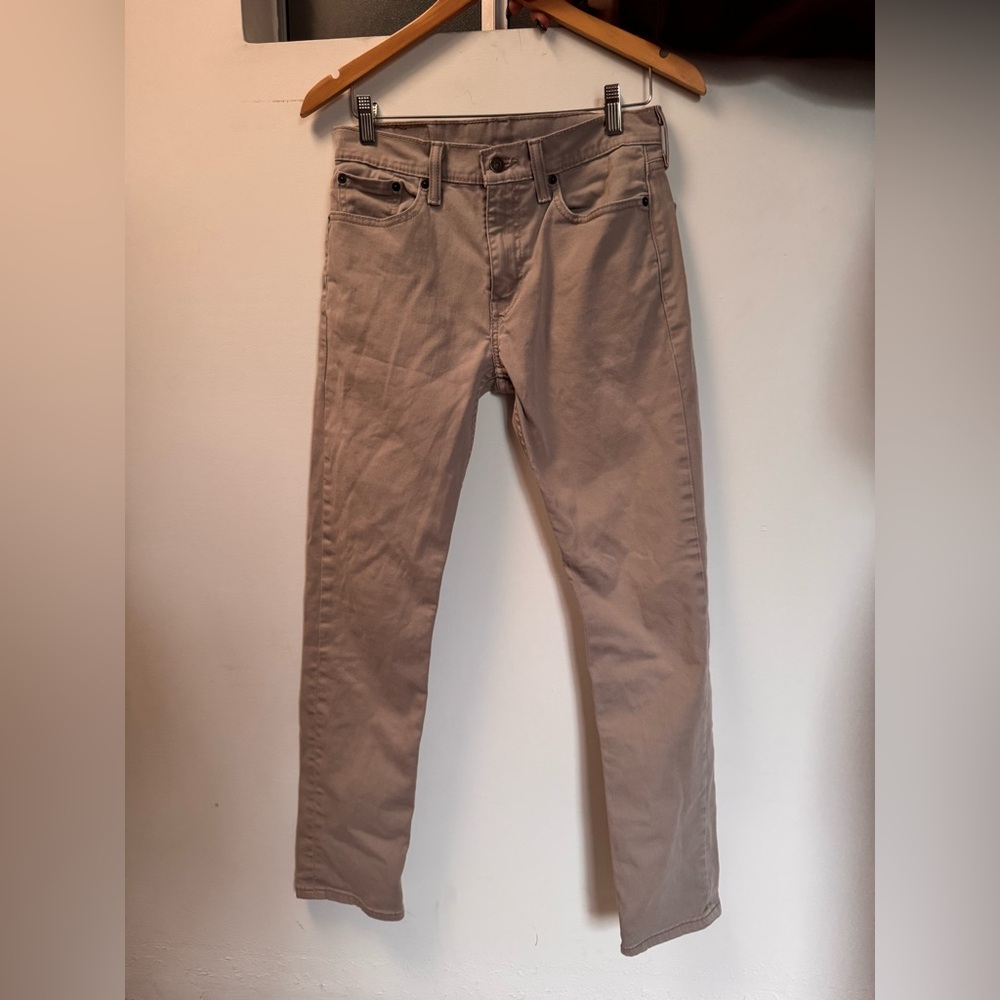 Levi's 502 Men's Khaki Slim Jeans